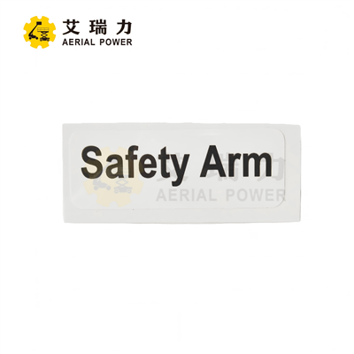 Braich diogelwch label decal 43619 ar gyfer genie